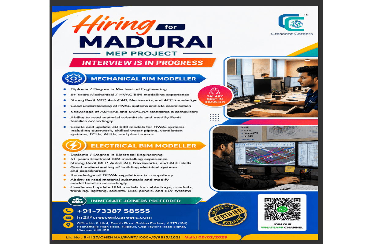 RECRUITMENT FOR MADURAI