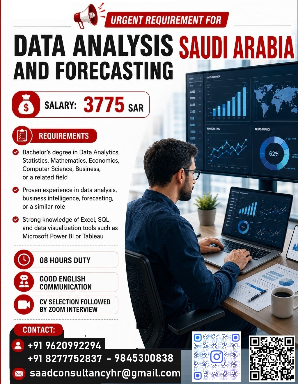 HIRING FOR SAUDI